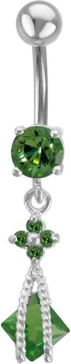 Immagine prodotto Bijouteria Piercing ventre (Acciaio inossidabile, Zirconia, Argento 925)