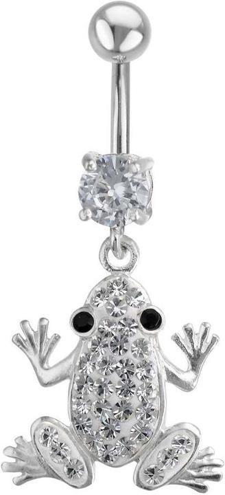 Image du produit Bijouteria Piercing nombril (Acier inoxydable, Argent 925, Cristallin)