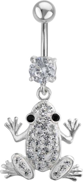Produktbild Bijouteria Bauchpiercing (Edelstahl, Silber 925, Kristall)