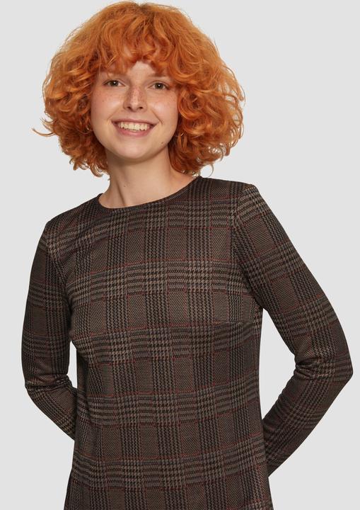 Actual product image S.Oliver Kleid Kurzes gemustertes Kleid aus Interlockjersey (XS)