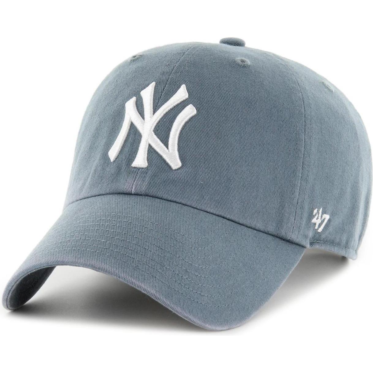 47 Brand, Jungen, Cap, Strapback Kinder Cap CLEAN New York Yankees basalt, Grau, (53, 55, 56, 52 C, 54 C)