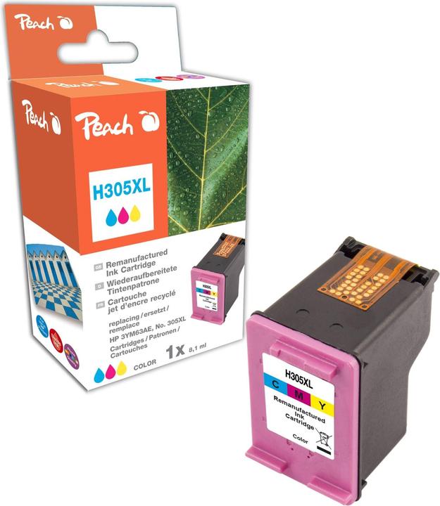 Immagine prodotto Peach Inchiostro HP No. 305XL / 3YM63AE Colore (C, M, Y) (M, C, Y)