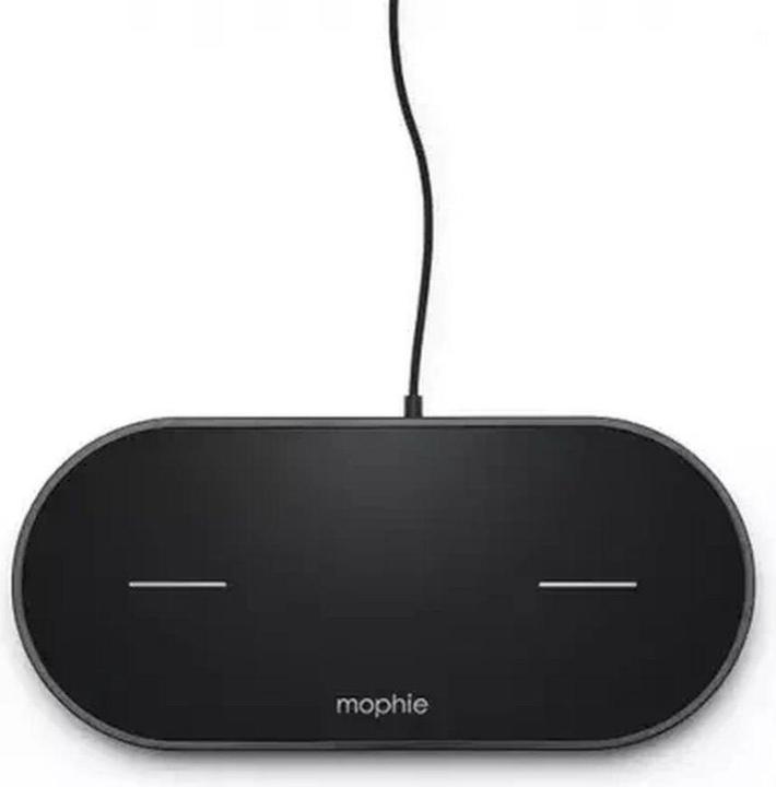 Productafbeelding mophie Dock station Wireless charger 2x10W Universal Wireless Dual black (10 W)