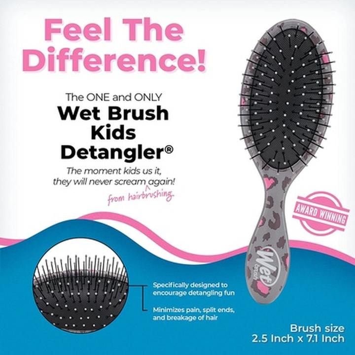 Image du produit Wet Brush Leopard Kids Detangler - Brosse à cheveux pour enfants