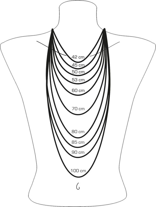 Produktbild Thomas Sabo Perlenkette (925er Silber, 40 - 45 cm)
