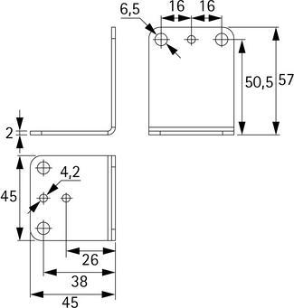 Produktbild Hettich Bodenmontage-Set für Schuhauszug