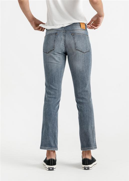 Du/Er W Performance Denim Girlfriend Jean - Pietra chiara vintage