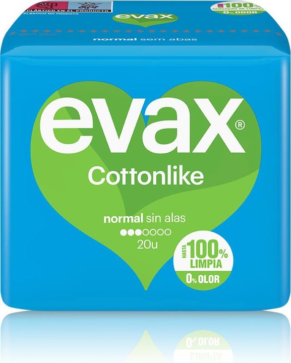 Produktbild Evax Cottonlike Normal Damenbinden 20 Stück (20 x, Damenbinden)