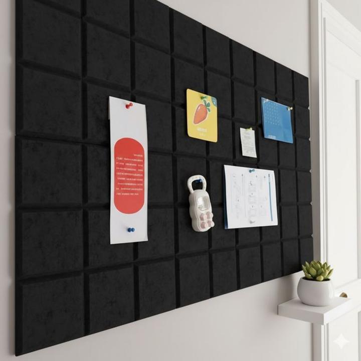 Produktbild Relaxdays 12x Filzpinnwand (Pinnwand, 30 x 10 cm)