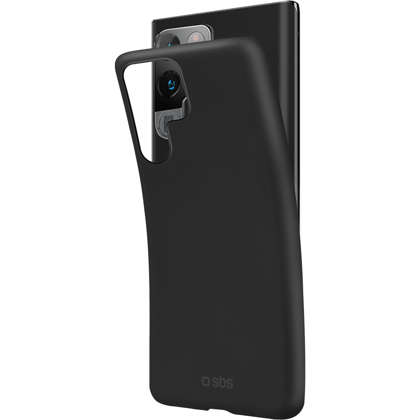 SBS Schutzhülle (Samsung Galaxy S22 Ultra), Smartphone Hülle, Schwarz