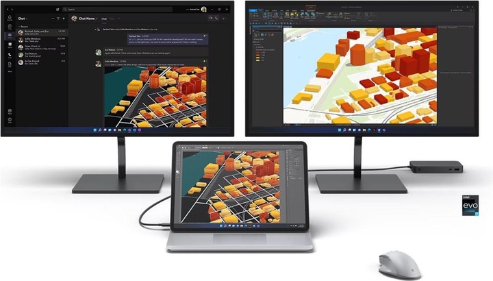 Actual product image Microsoft Surface Laptop Studio 2 for business (14.40", Intel Core i7-13800H, 16 GB, 512 GB, DE)