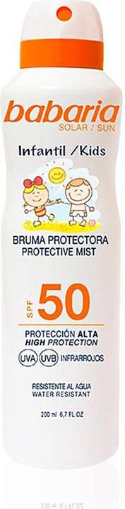Immagine prodotto Babaria Bambini Bruma Protectora Spf50 200ml Vaporizador (Spray solare, SPF 50, 200 ml)