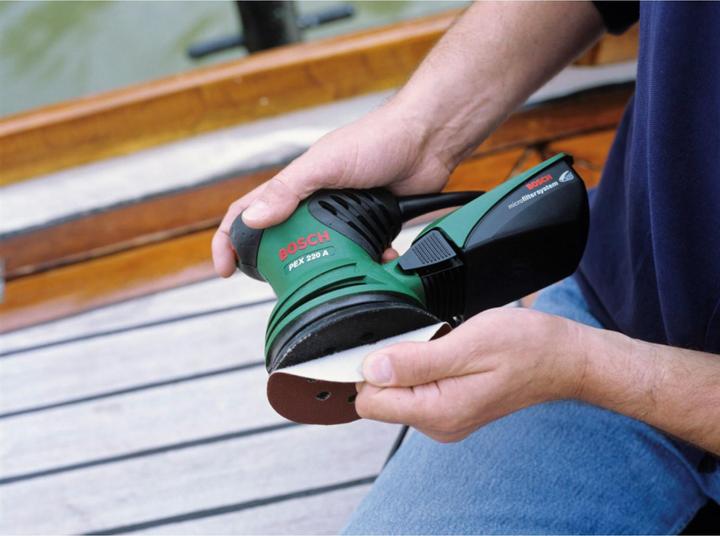 Image du produit Bosch Home & Garden Pex 220 A (Ponceuse excentrique, 220 W)