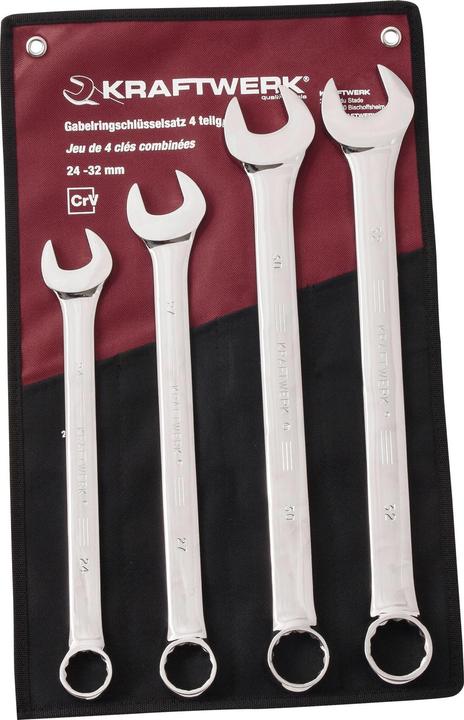 Produktbild Kraftwerk Gabelringschlüssel-Satz (32 mm, 24 mm, 27 mm, 30 mm)