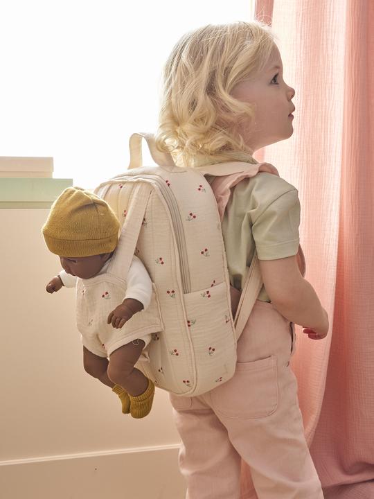 Actual product image Vertbaudet Kinder Tragerucksack für Puppenbabys CHERRY