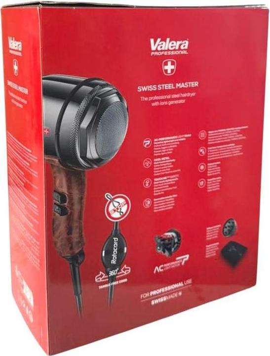 Produktbild Valera SM 588.02 RC BL Black Chrome Swiss Steel-Master (2100 W)