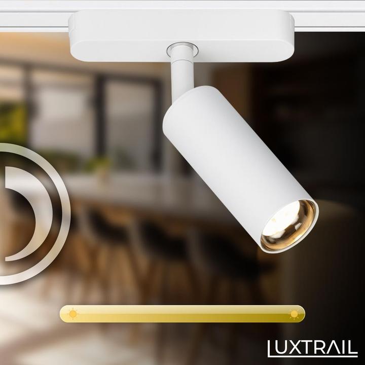 Actual product image Briloner Luxtrail 48V Schienensystem, Set, 5m, Weiss, 8xLED/5W