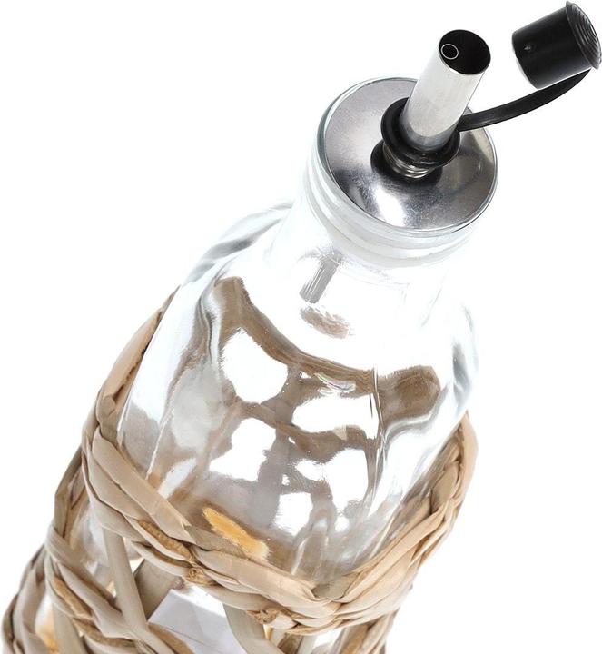 Actual product image Zeller Present Vinegar / oil bottle "Boho", 190 ml, glass (150 ml)