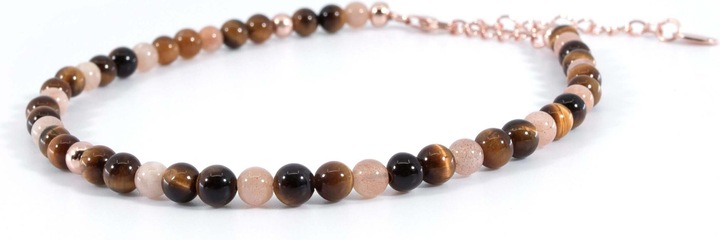Produktbild Balibay Gresiaa (Sterling Silber 925, Mondstein, Tigerauge, Edelstein, Achat, 22 cm)