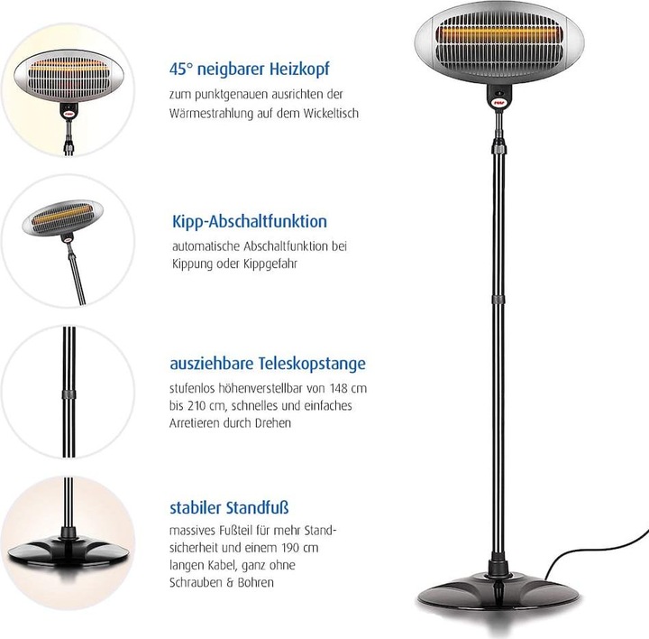 Actual product image Reer Changing table Spotlight with stand