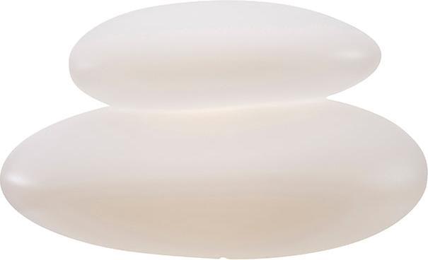 Image du produit 8 seasons design Pierre lumineuse Blanc Chaleureux - XL - Lampe extérieur/intérieur avec prise - (800 lm, E27, IP44)