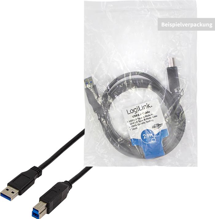 Produktbild LogiLink USB-Kabel 9-polig USB Typ A (M) (3 m, USB 3.0)