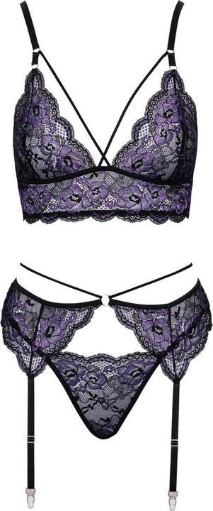Productafbeelding Cottelli Collection BH jarretel set S (S)