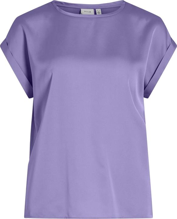 Actual product image Vila Round neckline top with short sleeves (36)