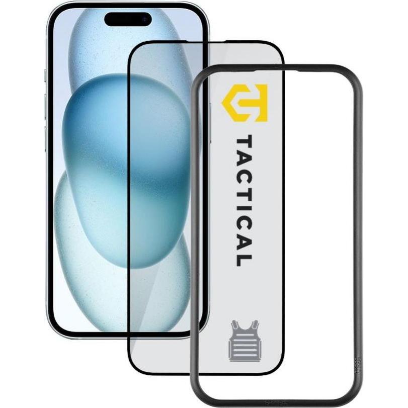 Tactical Glass Impact Armour for Apple iPhone 15 (1 Stück, Apple iPhone 15), Smartphone Schutzfolie