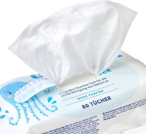 Produktbild dm babylove Feuchttücher (80 Stück)