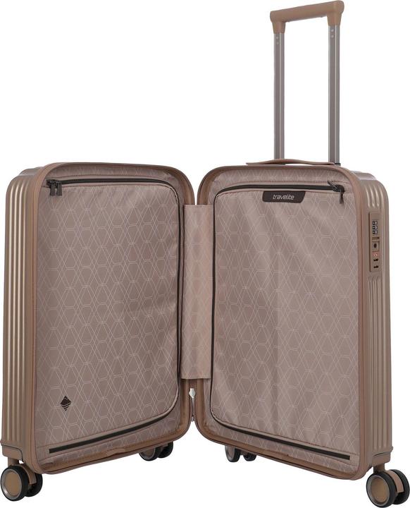 Image du produit Travelite Paros 4w Trolley S 37 l, Braun (37 l)