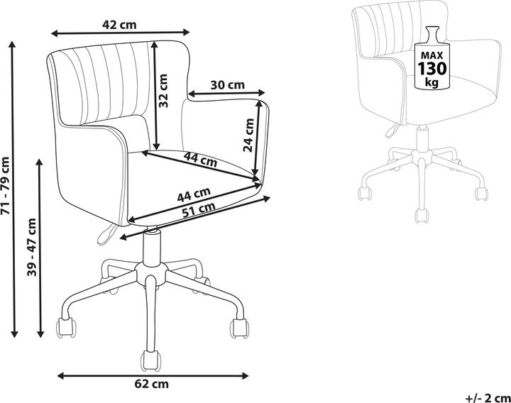 Immagine prodotto Beliani Sanilac (39 - 47 cm)