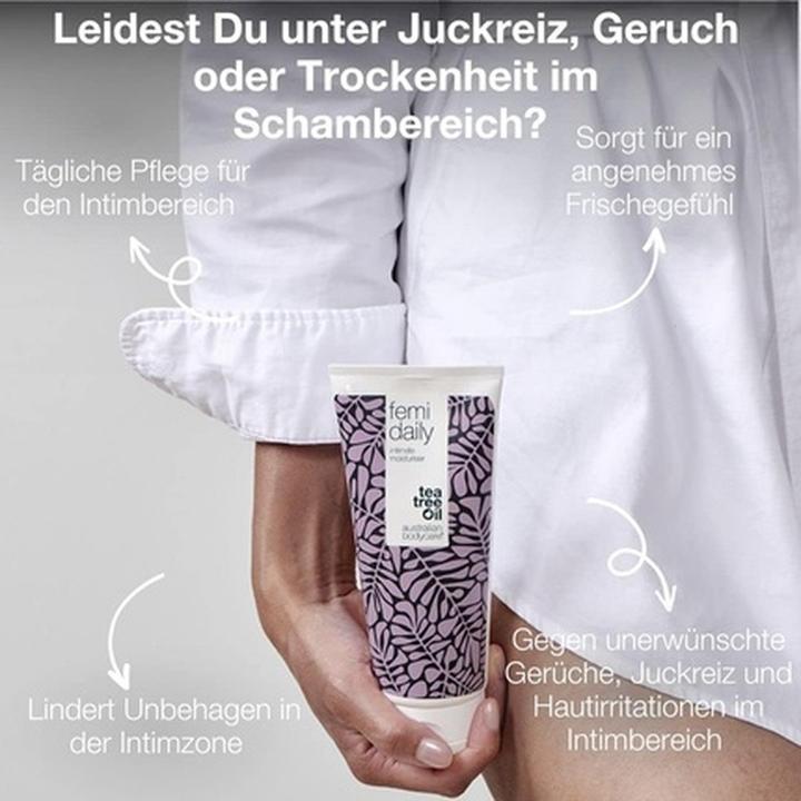 Image du produit Australian Bodycare Huile d'arbre à thé Femi Daily (200 ml, Lotion de toilette intime)