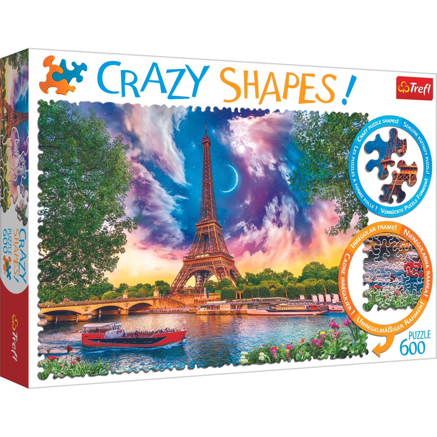 Trefl Puzzle Crazy - schoener Himmel ueber Paris 600 Teile (600 Teile)