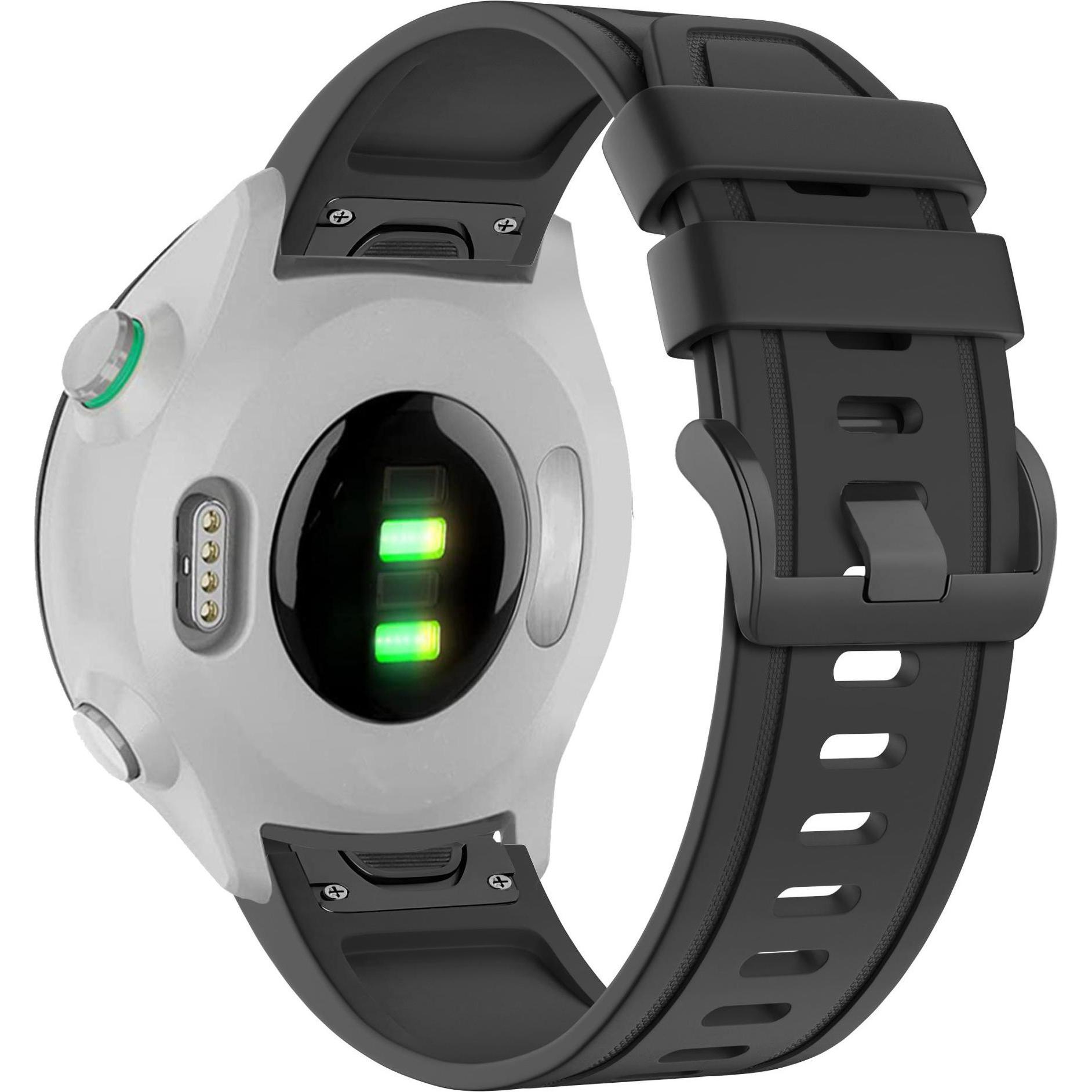 Thumbnail - Bandz Silikonarmband (Silikon, fenix 5S), Uhrenarmband, Schwarz