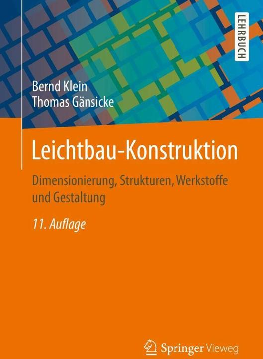 Produktbild Leichtbau-Konstruktion (Deutsch, Bernd Klein, 2019)