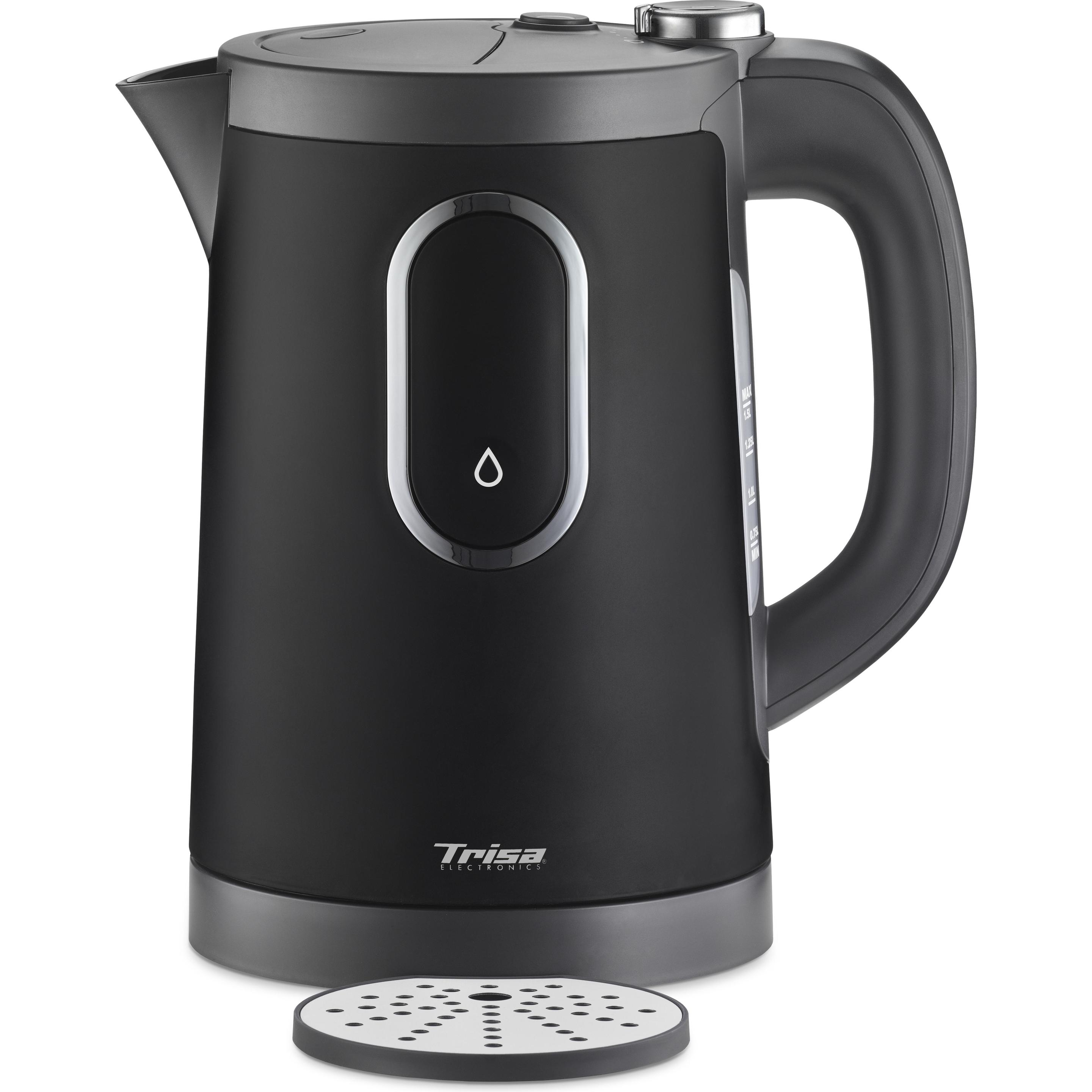 Trisa 2-in-1 Perfect Cup, Wasserkocher, Schwarz