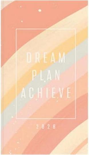 Simplex Wochenagenda Ladytimer Moon 87 x 15.3 cm, 2026, Mehrfarbig (87 x 153 mm, 1 Woche / 2 Seiten)