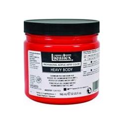 Winsor & Newton, Künstlerfarbe + Bastelfarbe, Heavy Body 946ml Cadmium red medium hue 151 (Cadmium Red Medium Hue 151, 9...