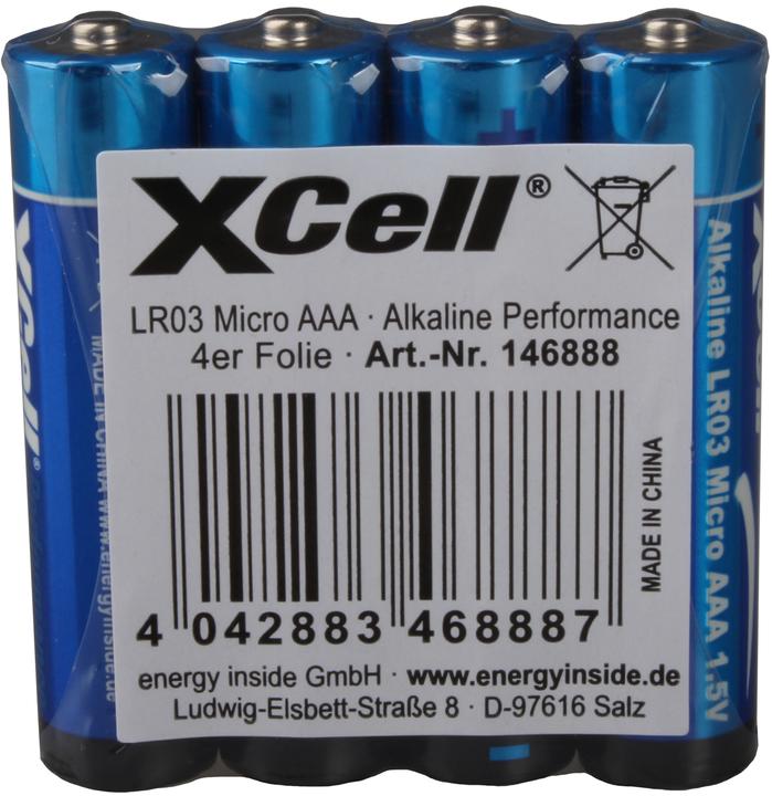 Produktbild Hückmann Batterie 1,5V Micro AAA (4 Stk., AAA)