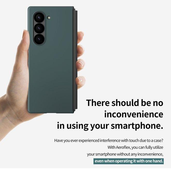 Actual product image GCS etui Aero Flex Sam Z Fold6 czarny/black AR20-02030A (Samsung Galaxy Z Fold6)