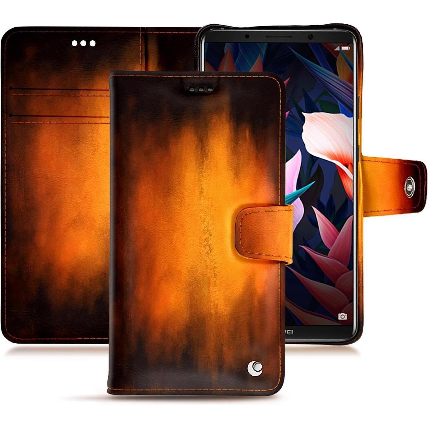 Thumbnail - Noreve Lederschutzhülle Wallet (Huawei Mate 10 Pro), Smartphone Hülle, Violett