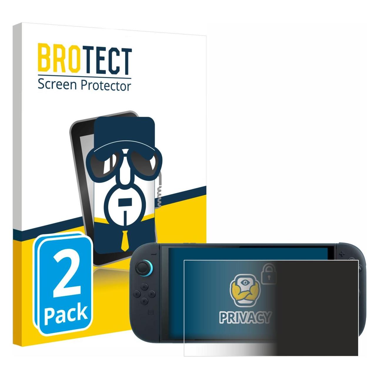 Brotect Sichtschutzfolie Anti-Spy Privacy Folie Blaulicht-Schutz, Schutzfolie