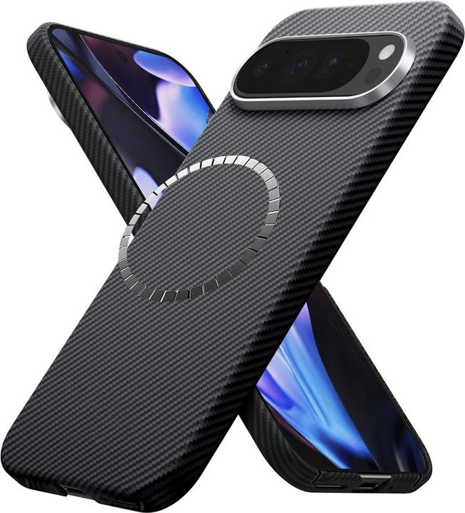 Image du produit Techsuit - Aramid Fiber MagSafe - Google Pixel 9 Pro XL - Black (Google Pixel 9 Pro XL)