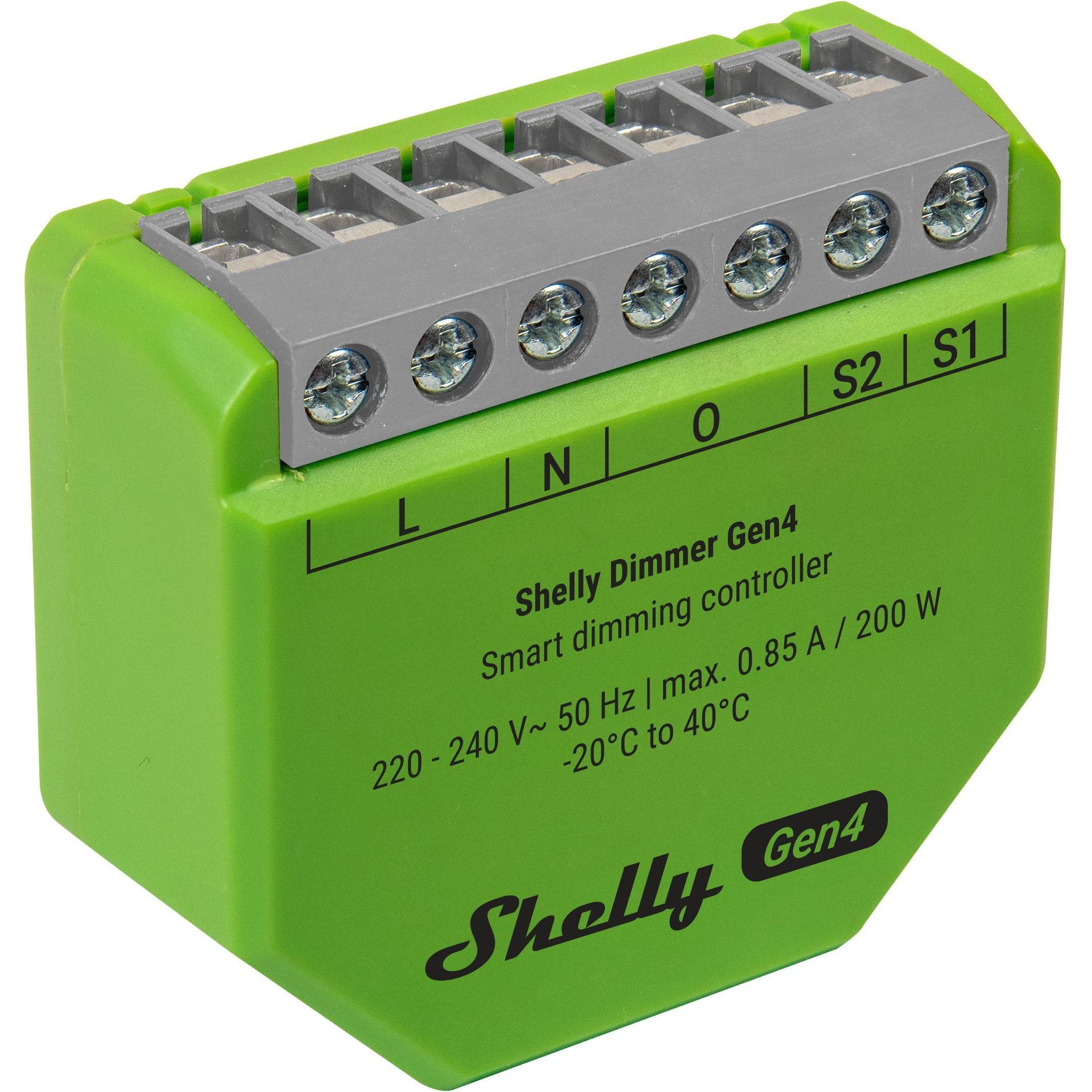 Shelly, Attuatore, Dimmer Gen4 (Attuatore Dimmerabile)