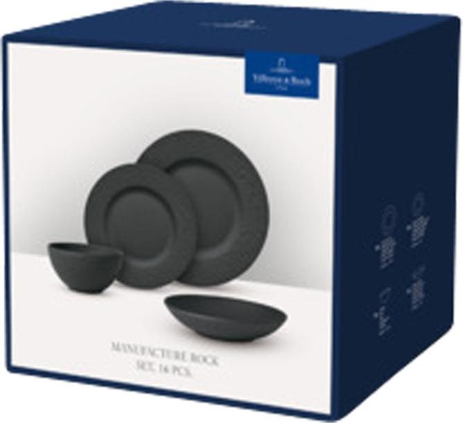 Produktbild Villeroy & Boch Manufacture Rock (16 Stück)