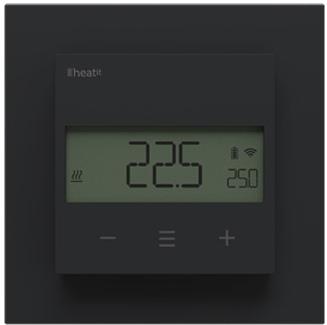 Productafbeelding Heatit Z-Temp3 Batteriebetriebenes Thermostat 800er Serie (Schwarz Matt)