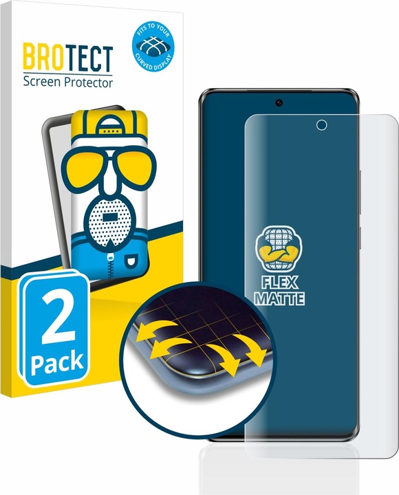 Immagine prodotto BROTECT Full-Cover Pellicola Opaca (2 Pezzo/i, OPPO Reno 10)