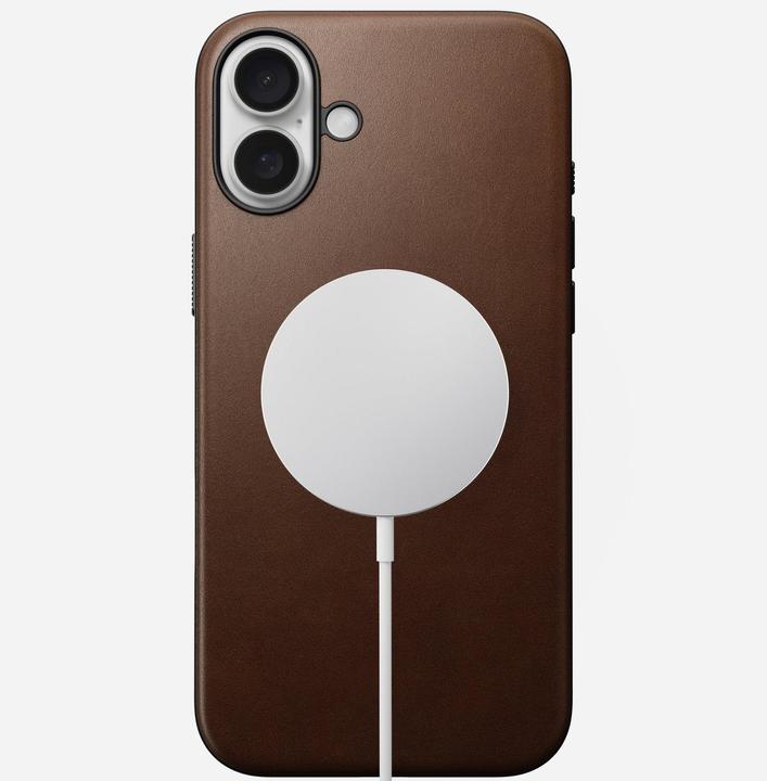 Immagine prodotto Nomad Custodia moderna in pelle - Marrone - iPhone 16 Plus (Apple iPhone 16 Plus)