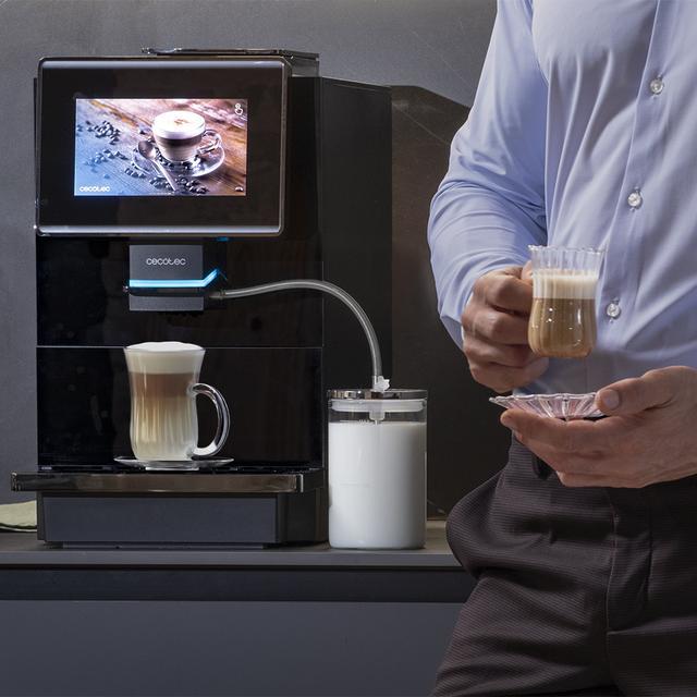 Actual product image Cecotec Superautomatic Coffee Maker with Touchscreen, 19 Bar Pressure, Thermoblock Heating